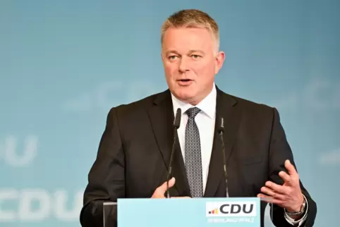 Der CDU-Spitzenkandidat Gordon Schnieder. 