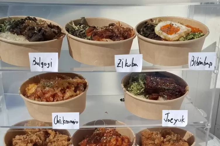Eine Auswahl koreanischer K&ouml;stlichkeiten.