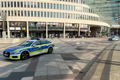 Auf dem Berliner Platz liegt in Ludwigshafen ein Fokus der Polizeiarbeit. 