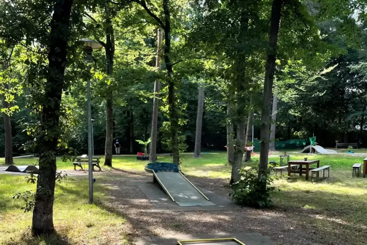 Umgeben von Natur: die Spielbahnen. 