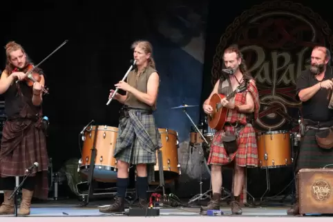 Auch für dieses Jahr wieder angekündigt: Band Rapalje beim Mittelalter-Spektakel.