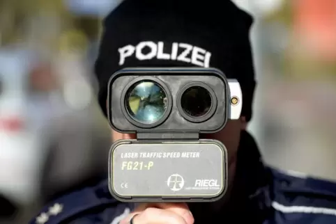 Sieben Autofahrer waren zu schnell unterwegs. 