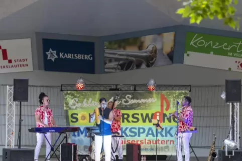 Machten Laune: Havanna Con Klasse beim Sommerswing-Konzert. 