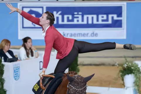 Hannah Steverding bei der deutschen Meisterschaft in München.