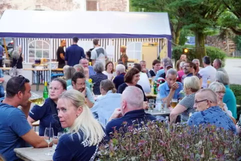 Rund 150 Besucher feierten das Sommerfest bei bestem Sommerwetter. 