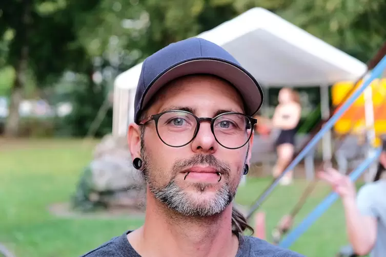 Vincent M&ouml;chel-Stie&szlig; von der offenen kommunalen Jugendarbeit Koja.