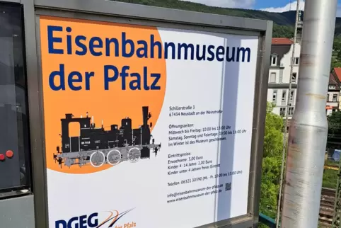 Erste neue Schilder am Museum sind schon angebracht. 