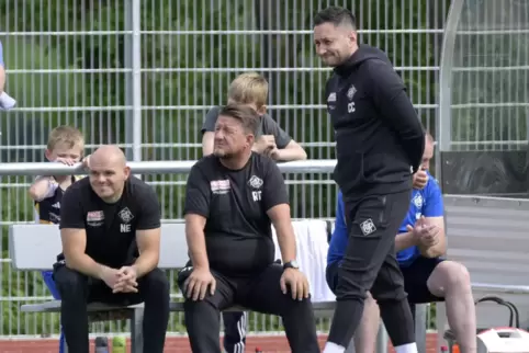 Rund ein Jahr war Chris Chorrosch (rechts) Trainer des FC Arminia Ludwigshafen. 