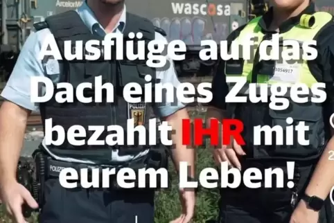 Die drastische Botschaft des Reels. 
