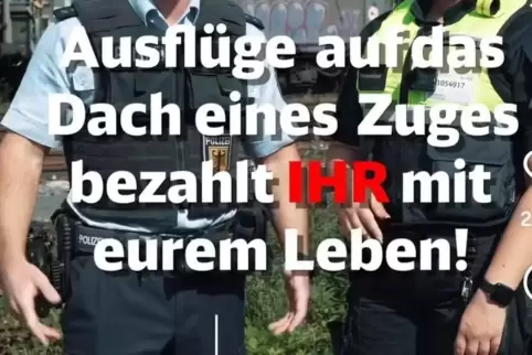 Die drastische Botschaft des Reels. 