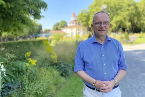 Klaus Blettner an seinem Lieblingsort: der Ebertpark.