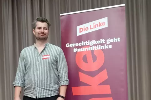  Jonas Leibig tritt im Wahlkreis 36 (Ludwigshafen I, Mitte) an.
