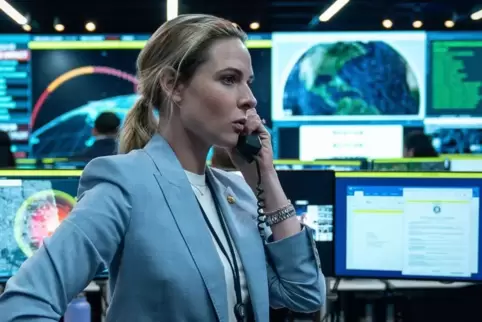 Rebecca Ferguson als US-Sicherheitsexpertin in dem Politthriller „A House of Dynamite“ von Kathryn Bigelow 