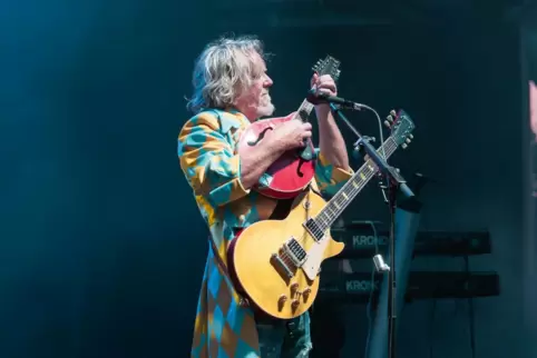 Pendragon spielen ihr einziges Deutschland-Konzert im Congress Center in Ramstein. Dieses Foto stammt von ihrem Auftritt 2024 be
