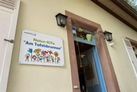Vor zwei Jahren als erste kommunale Kita eröffnet: die Natur-Kita Am Tafelsbrunnen.