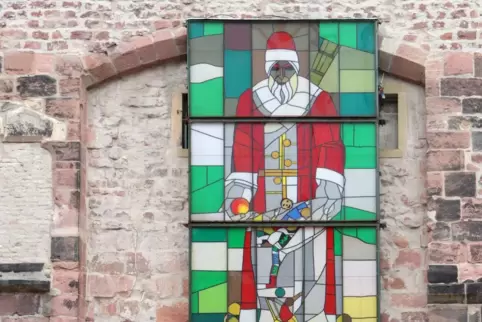 So war’s früher mal: Nikolaus am Altpörtel.