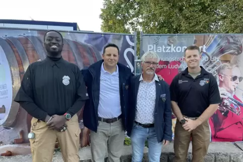 Hohe symbolische Bedeutung der gemeinsamen Einsätze: die US-Militärpolizisten DJ Diallo, David Castillo und Taylor Morrisseau (v