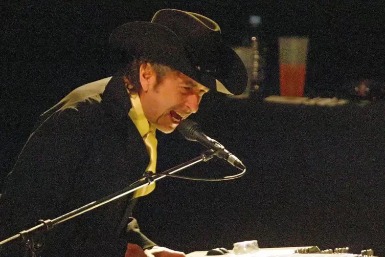 Vor 21 Jahren bei &bdquo;Jazz and Joy&ldquo;: Bob Dylan.