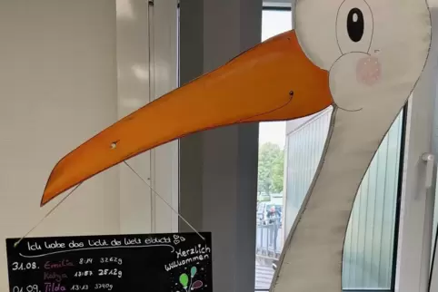 Hier bringt der Storch noch die Kinder – oder verrät zumindest die Namen der Babys. Hier bringt der Storch noch die Kinder – oder verrät zumindest die Namen der Babys.
