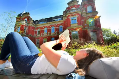 Villa Ecarius: Anlaufstelle für Lesefreunde.
