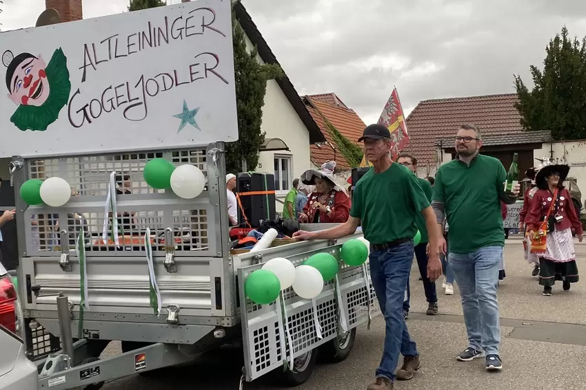 Die Altleininger Gogeljodler waren wieder mit dabei.