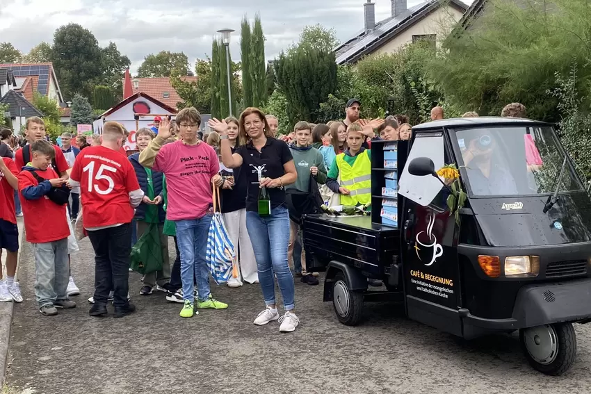 Die evangelische Jugend aus Sausenheim.