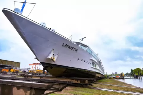 In Speyer wieder flottgemacht: die Lafayette. In Speyer wieder flottgemacht: die Lafayette.