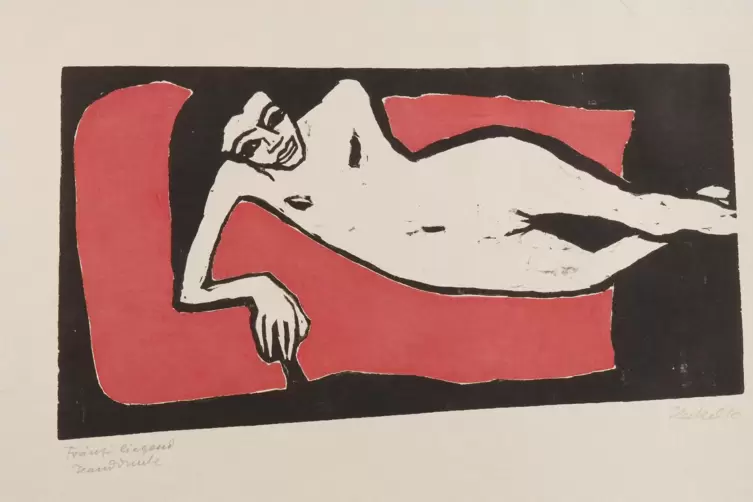 &bdquo;Ein spezielles Ereignis&ldquo;: Heckels &bdquo;Fr&auml;nzi liegend&ldquo;. Lina Franziska Fehrmann war zehn Jahre alt, als das Bild gemalt wurde. 