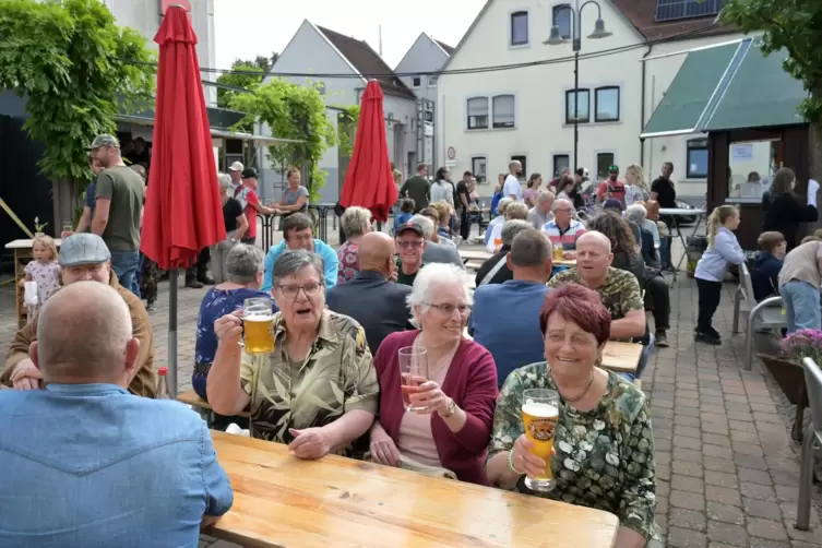 Auch in Lingenfeld kam der Feierowend-Treff gut an. 