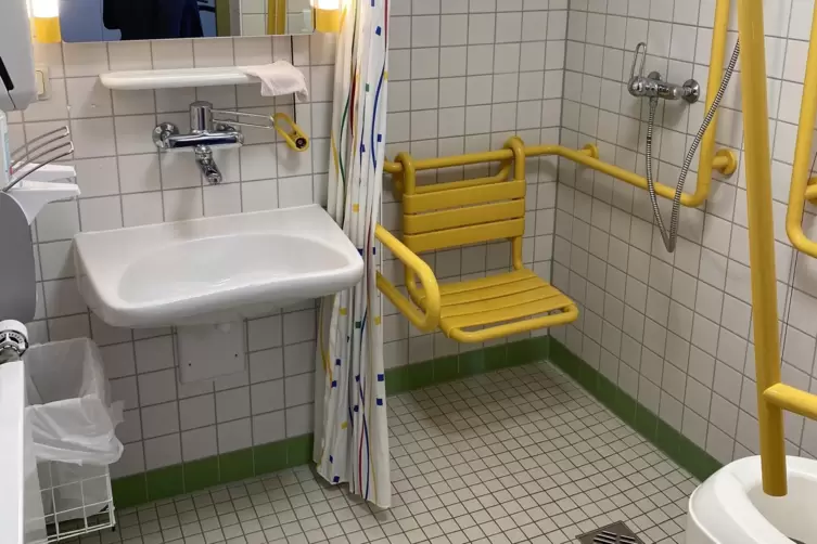 Die Nasszellen im Klinikum sind in die Jahre gekommen &ndash; und stehen auf der Liste f&uuml;r die Generalsanierung. 