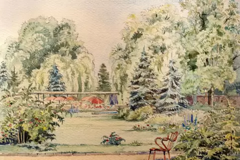 Der Rosengarten, ein Werk von W.D. Schulz.