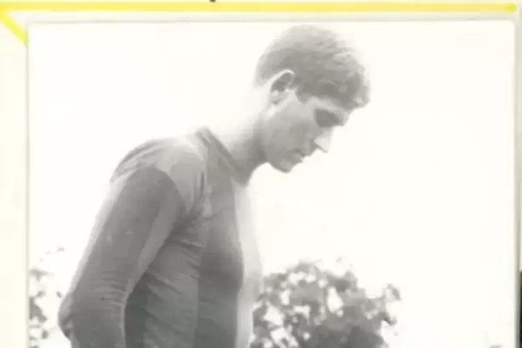 Horst Nussbaum 1965 im Trikot des TSC Zweibr&uuml;cken. 
