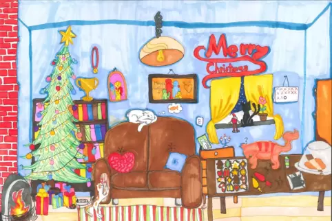 Laura Zialkowskas Motiv ziert das Titelbild der Adventskalender. 