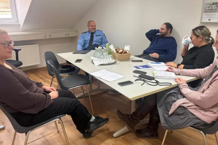 Zu Gast in der RHEINPFALZ-Redaktion: Polizeichef Oliver Straub. 