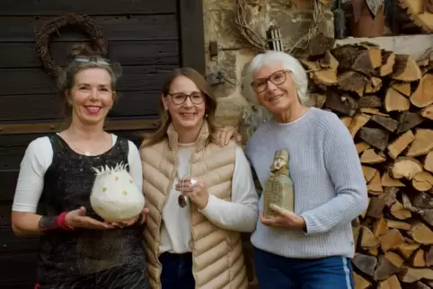 Die Veranstalterinnen der Martinsscheune (von links): Jutta Böse, Marion Lang und Maria Stahl-Kolb.