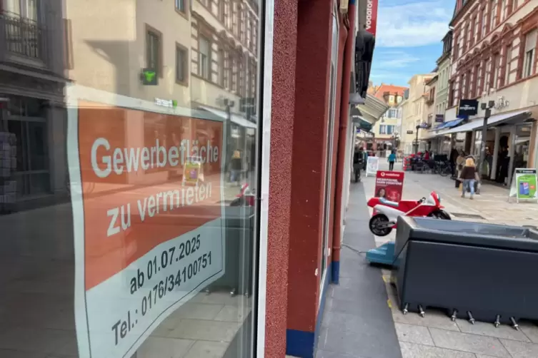 Auch dieses Gesch&auml;fte in der Gerberstra&szlig;e steht leer. 