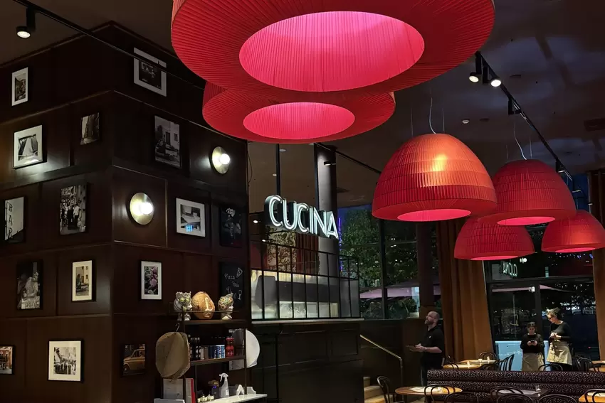 L’Osteria-Lokal in Mannheim.