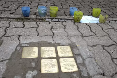 Im Jahr 2012 wurden in Kandel fünf Stolpersteine verlegt, die an das Schicksal der Familie Haas erinnern.
