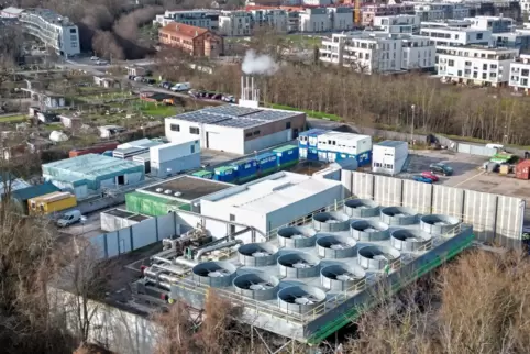 Das Geothermiekraftwerk in Landau: Als die Anlage im Jahr 2007 in Betrieb ging, war sie die erste ihrer Art im Oberrheingraben. 