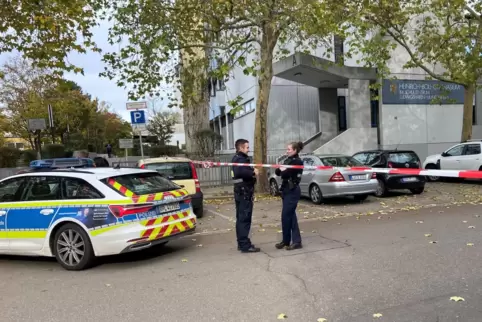 Polizeieinsatz nach dem Amok-Alarm am 29. Oktober. 