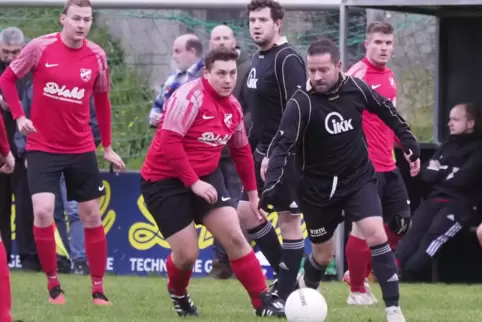 Torgarant von der Lauter: Pascal Krauth (rechts) war einer der Torschützen bei der Aufholjagd des SV Kaulbach-Kreimbach gegen de