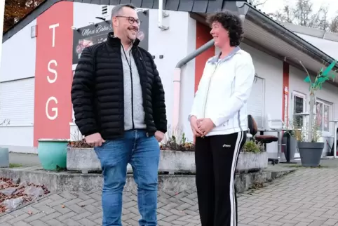 Neu und kommissarisch im Vorstand der TSG Mittelbach-Hengstbach: Das Geschwisterpaar Aaron Holaus und Tatjana Stähly.