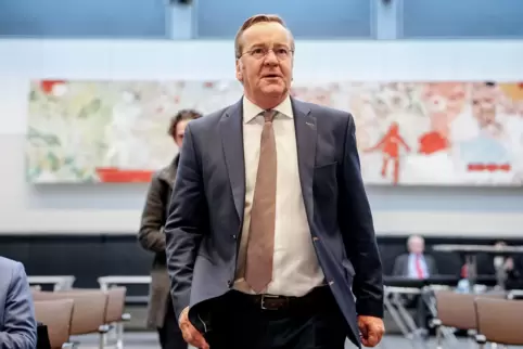 Zufrieden nach der Grundsatzeinigung über das Wehrgesetz: Verteidigungsminister Boris Pistorius (SPD). 