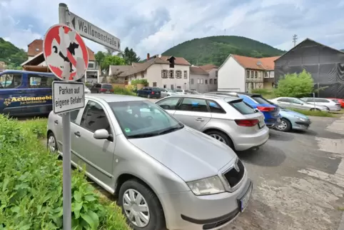 Das diskutierte Areal in der Wallonenstraße, derzeit als Parkplatz genutzt.