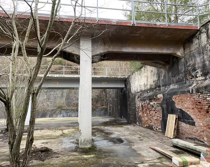 Der ehemalige Kohlenbunker.