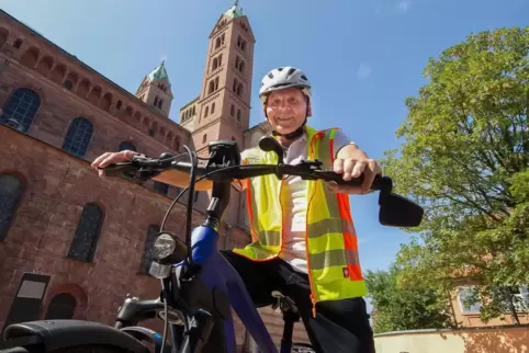 Langjähriger ehrenamtlicher Fahrradbeauftragter der Stadt Speyer: Karl-Heinz Hepper. 
