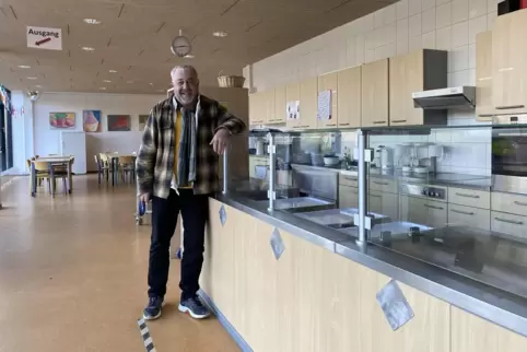 Schulleiter Pete Allmann hofft, möglichst bald einen Mensa-Betrieb im Gymnasium hochfahren zu können. 