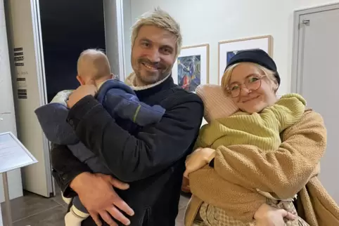 Stolz auf ihre beiden Kinder: Marcel und Lorna Cerba.