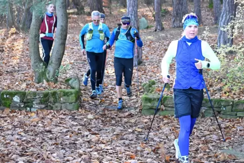 Joyce Hübner (vorne) will alle deutschen Städten mit insgesamt 495 Marathonläufen erreichen. 