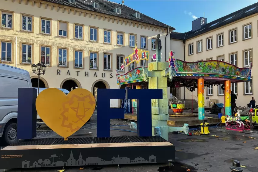 Ein Herz für Frankenthal: Auch das darf nicht fehlen.